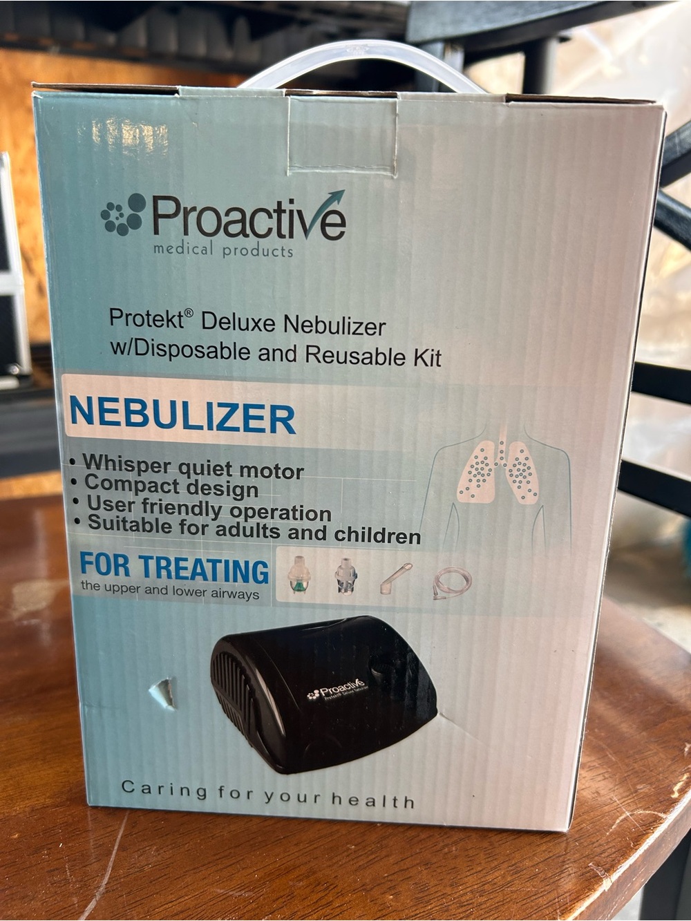 Proactiv Protekt Deluxe Nebulizer Box - White and Light Blue